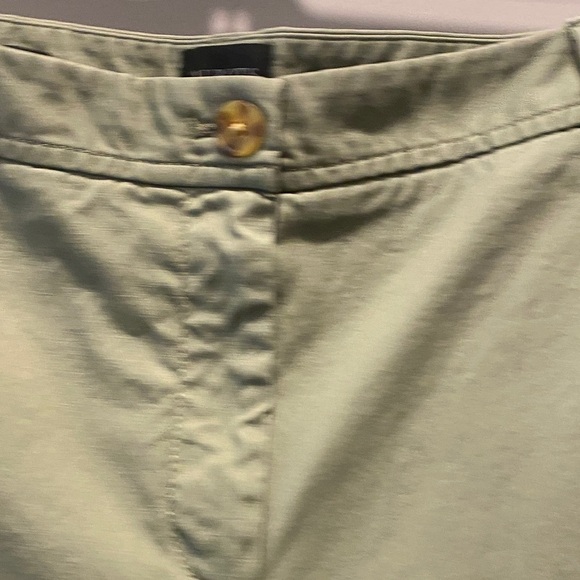 Talbots Women’s Size 12 Relaxed Olive Chinos 98% Cotton - Picture 4 of 7